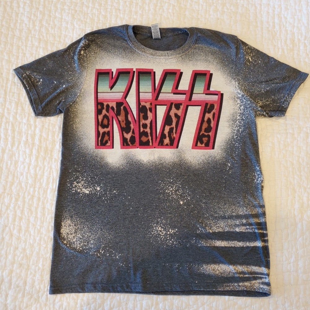 NWOT KISS Bleach T-shirt Sz M